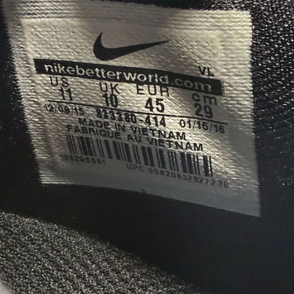 Mens 11-Nike Vapor Speed 2 TD Football Cleats Game Royal Black 833380-414 NEW